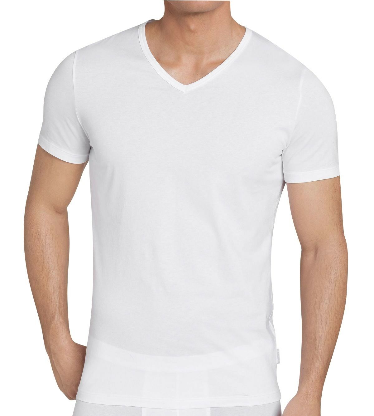 MEN EverNew Heren Shirt V-Neck Wit