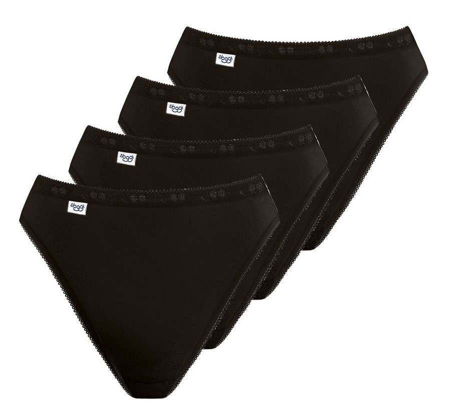 Basic+ Dames Tai 4-Pack Black