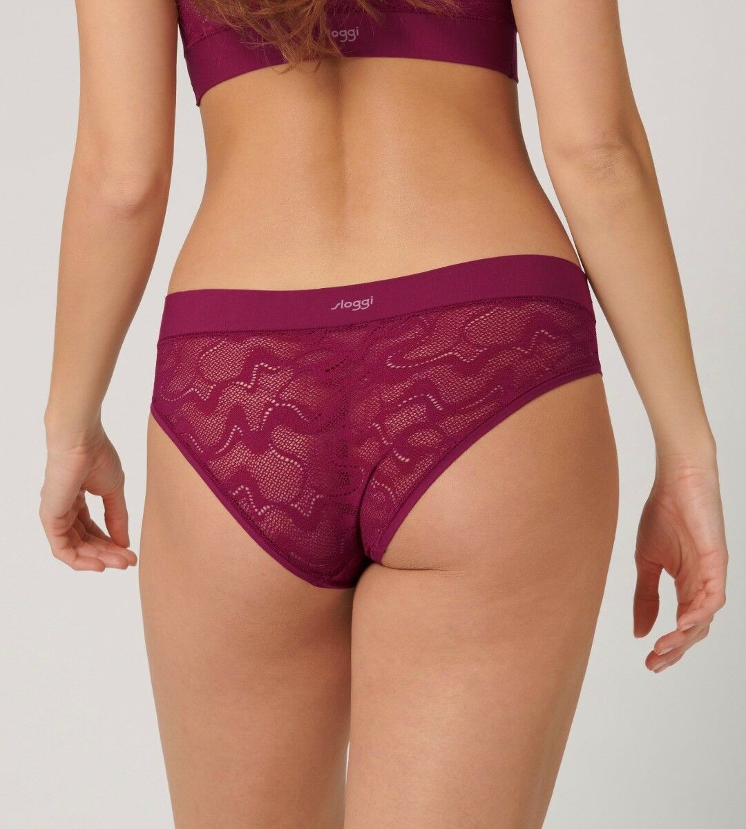 Sloggi Go Allround Lace Dames Hipster Dark Wine 3328 voordelig online kopen Sloggies