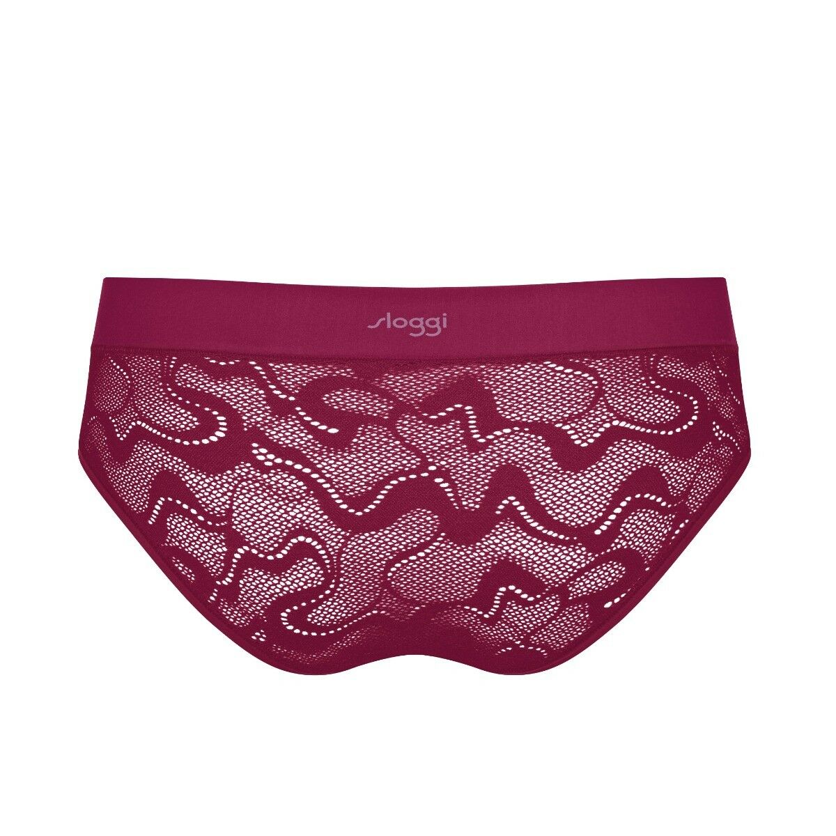 Go Allround Lace Dames Hipster Dark Wine